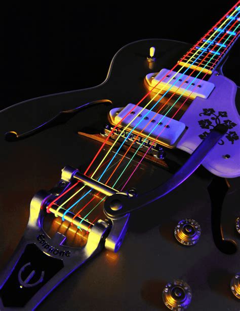 DR Neon Multi Color Coated Electric Guitar Standard Strings – GuitarPusher