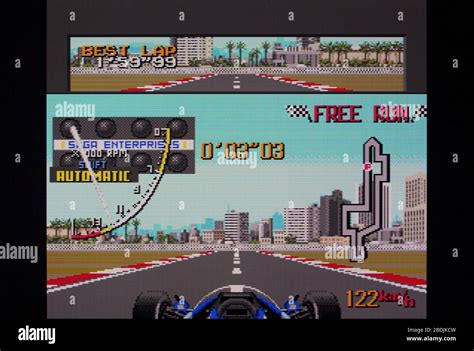 Ayrton Senna S Super Monaco Gp Ii Sega Genesis Mega Drive