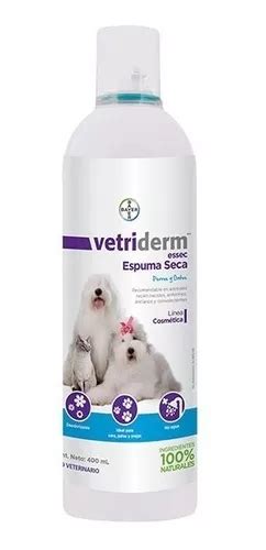 Vetriderm Shampoo Dermatológico Espuma Seca Bayer 400ml Meses sin