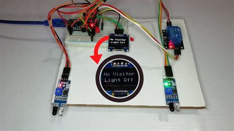 Bidirectional Visitor Counter Automatic Light Control Using Arduino