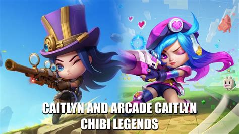 Caitlyn Chibi And Arcade Caitlyn Chibi Legend Battle Of Golden