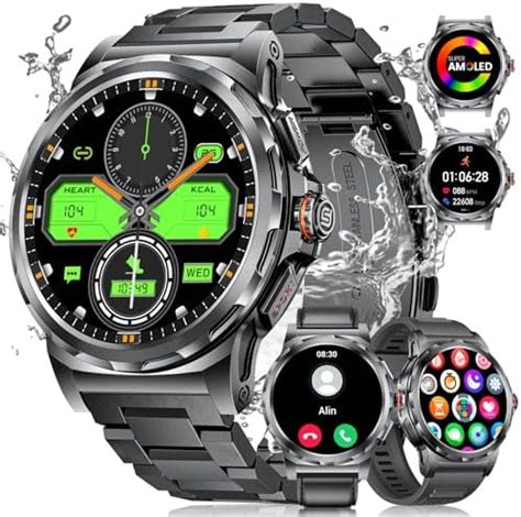 Lige Montre Connect E Homme Avec Appel Bluetooth Et Assistant Vocal