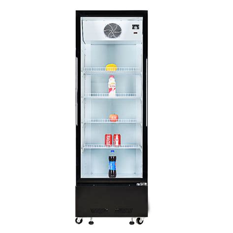 Single Glass Door Merchandiser Freezers Refrigerators Display