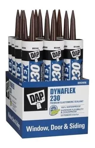 Sellador Acrílico Dap Dynaflex Café Multiuso 300ml 12pz