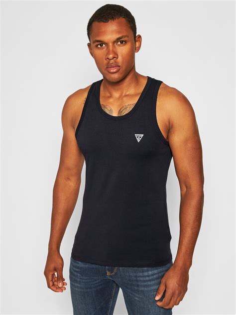 Guess Tank Top U M Jr Czarny Regular Fit Modivo Pl