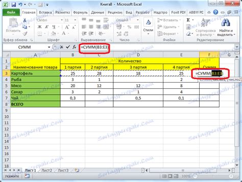 Kako izračunati iznos u programu Excel