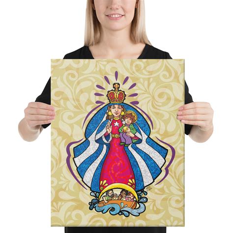 Virgen De La Caridad Del Cobre Canvas Carlos Apitz POP ART