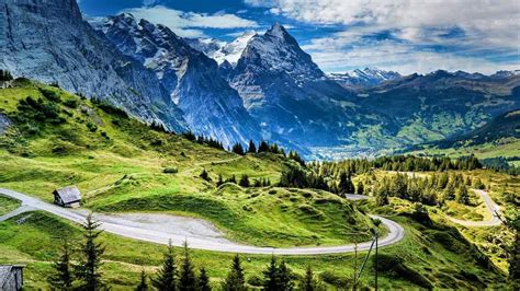 Eiger Mountain Grindelwald Switzerland Wallpapers - Wallpaper Cave