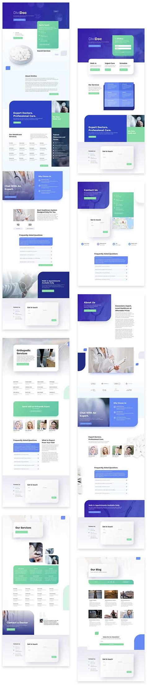 Divi Templates Free