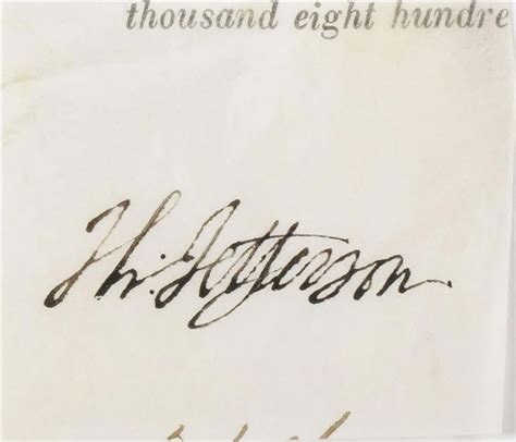 Lot Detail - Fine Thomas Jefferson signature