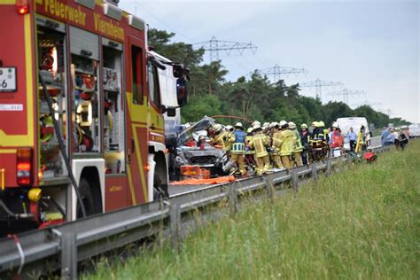 Mannheim Viernheim Fotos Schwerer Unfall A6 Mit Mehreren Verletzten