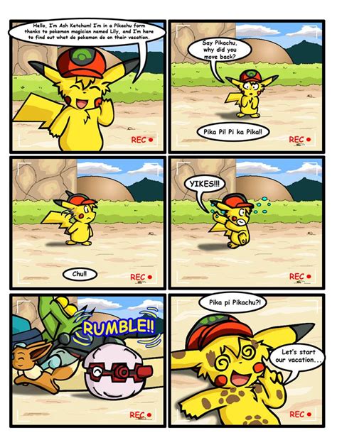 Ashchu Comics 17 By Coshi Dragonite Comics Pokemon Pokemon Comics