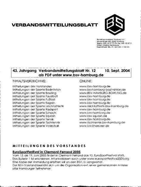 Ausf Llbar Online Jahrgang Verbandsmitteilungsblatt Nr Fax Email