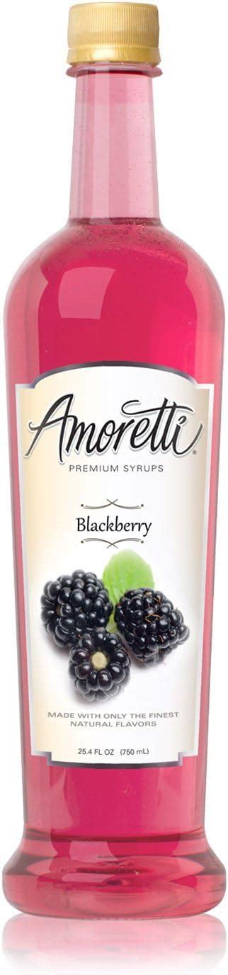 Amoretti Premium Syrup Blackberry 25 4 Ounce Grocery And Gourmet Food