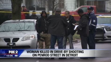 Woman Killed In Drive By Shooting On Penrod Street In Detroit Fox 2