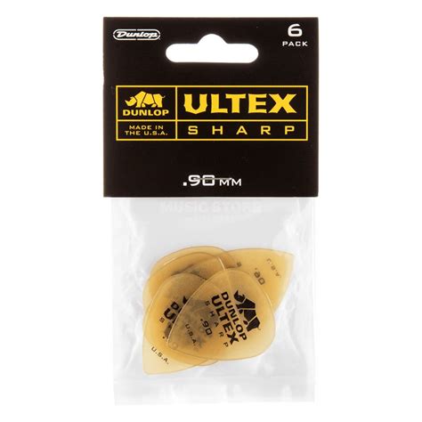 Dunlop Ultex Sharp Guitar Picks 0 90mm 6 Pack MUSIC STORE Professional