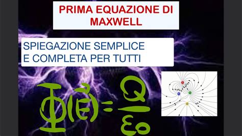 I Equazione Di Maxwell Spiegazione Semplice E Completa Youtube