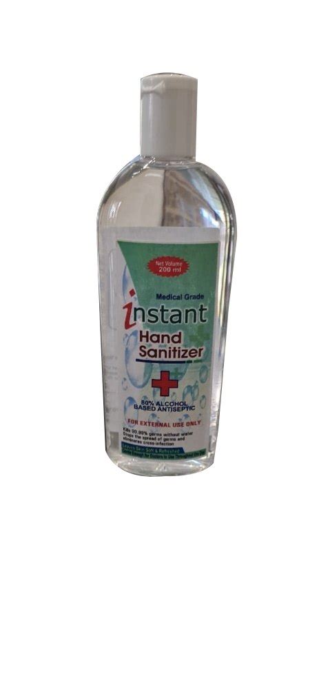 Hand Sanitizer 200 Ml 80 Ethanol Laboratory At Rs 50 Bottle In