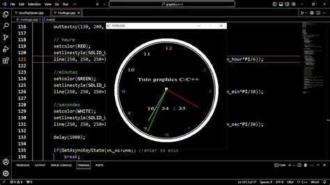 C C Et Visual Studio Code Horloge Youtube