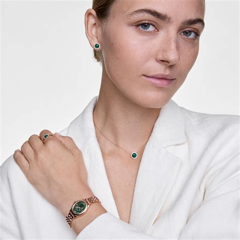 Ophelia Mini Emerald Rose Gold | DW