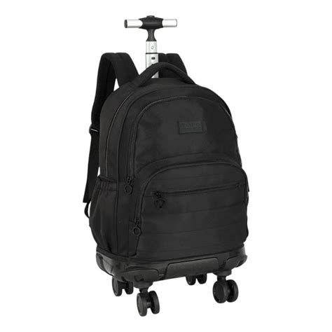 Mochila De Quatro Rodas - Mochila de Carrinho 4 Rodas Up4You Preta ? Resistente e Espaçosa