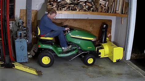 John Deere X370 44 Snow Blower Install All The Details In 10 Minutes