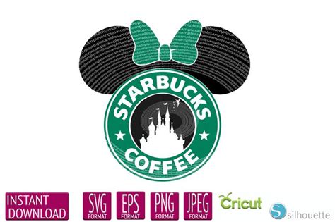 Minnie Mouse Starbucks Svg Minnie Mouse Svg Disney Cutfiles Etsy In 2020 Disney Snacks Svg