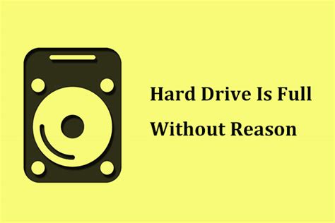 Best Fixes: Hard Drive Is Full Without Reason in Windows 10/8/7