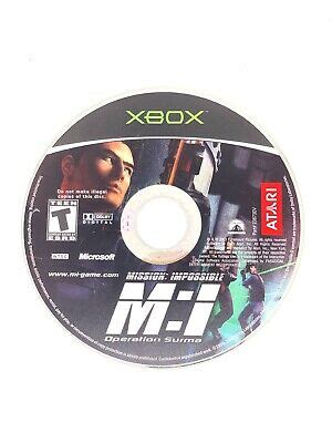 Mission Impossible Operation Surma Xbox Video Game Disc Only Clean