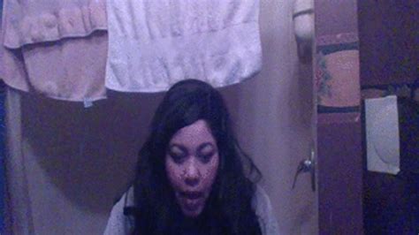 BBW Smoking Addiction Hiding In My Parents Bathroom Taking A Smoke