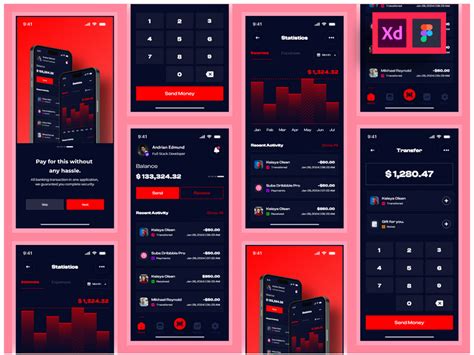 Wallet Banking App Ui Kits By Infinity Labs Epicpxls