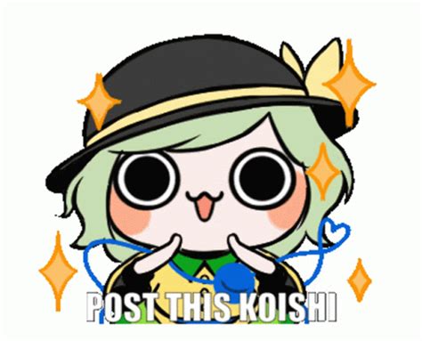 Post This Sticker Post This Koishi Discover Share GIFs