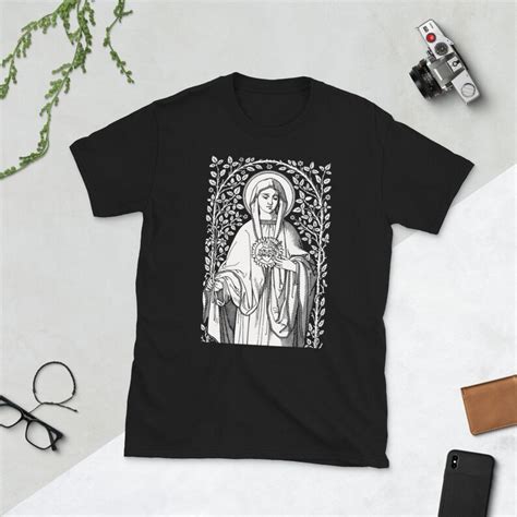 Virgin Mary Catholic Short Sleeve Unisex T Shirt Etsy