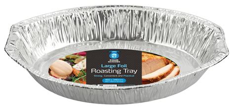 Large Oval Foil Turkey Roasting Tray Aluminium Disposable Catering Dish