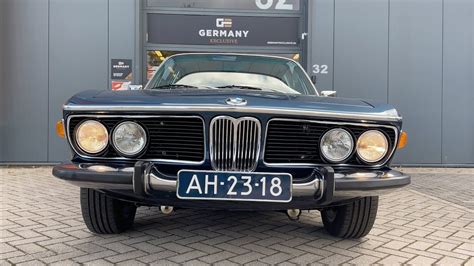 1971 BMW E9 3 0 CSi Nachtblau Cold Start Functions Germany