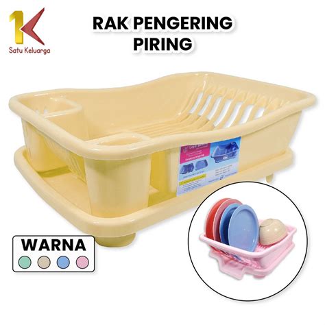 Jual Satu Keluarga Rak Piring Plastik Serbaguna C Dish Drainer Rak