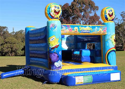 Outdoor Party Inflatable Bouncer House Bounce Spongebob Jumping Bouncy