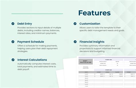 Debt Calculator Template in Excel, Google Sheets - Download | Template.net