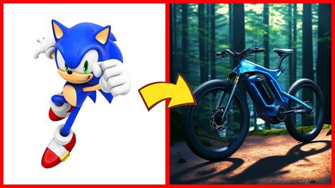 Sonic The Hedgehog All Characters As Bicycle 2024 Youtube