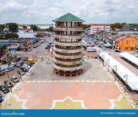 The Leaning Tower Of Teluk Intan Is A Clock Tower In Teluk Intan Perak