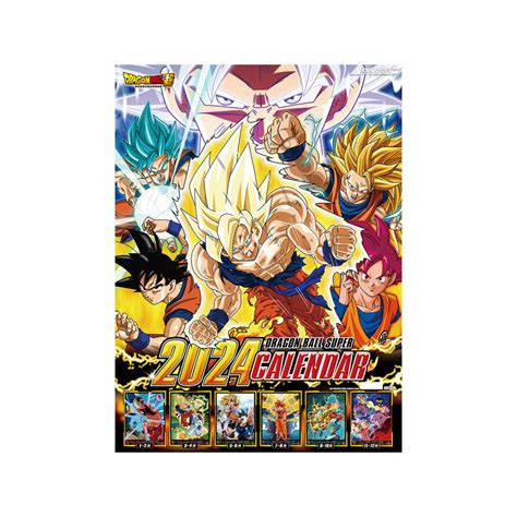 Calendrier A2 2024 Dragon Ball Super Meccha Japan