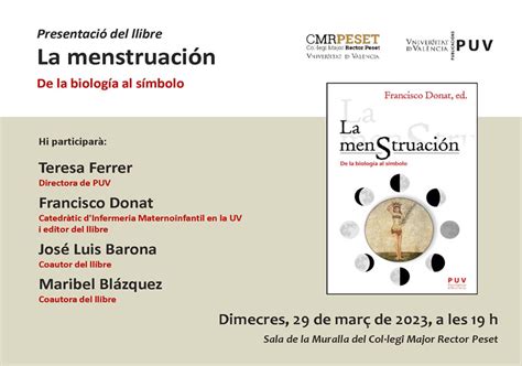 Presentación Del Libro La Menstruación De La Biología Al Símbolo