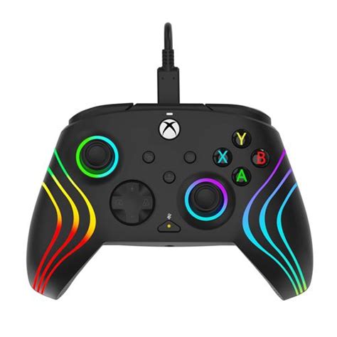 Manette Filaire Pdp Afterglow Wave Pour Xbox Series X S Xbox One PC