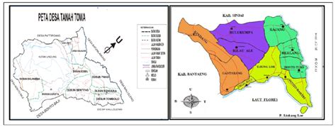 Bulukumba Regency Map which shows the location of Kajang District and... | Download Scientific ...