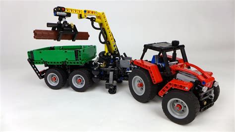 LEGO Technic Tractor With Trailer Mk2 YouTube