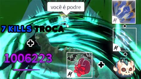 T Rex Mas A CADA 7 Kills EU TROCO DE ESTILO DE LUTA Blox Fruits YouTube