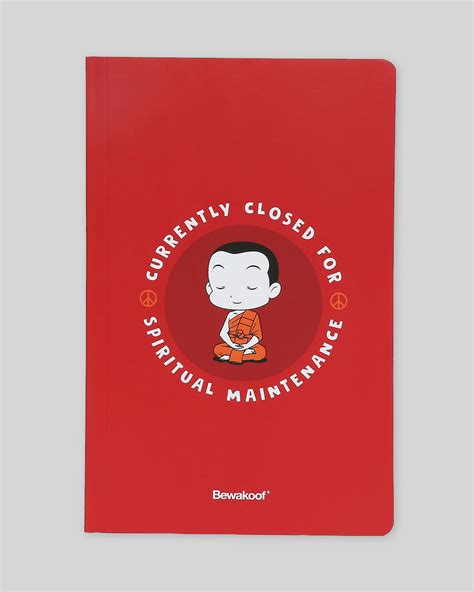 Buy Spiritual Maintanance Notebooks Online In India At Bewakoof