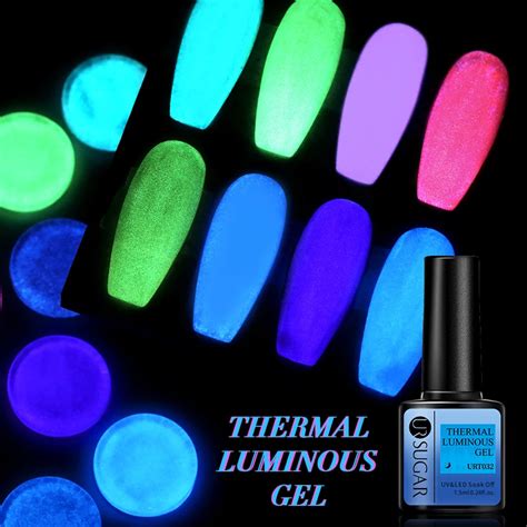 Ur Sugar Esmalte De U As En Gel Barniz T Rmico Luminoso Que Cambia De