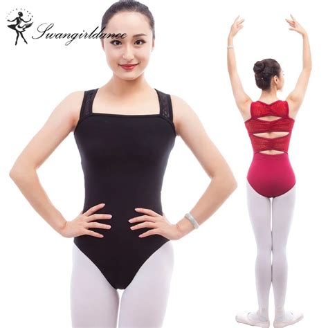 Buy Adult Camisole Ballet Leotards For Dance Black