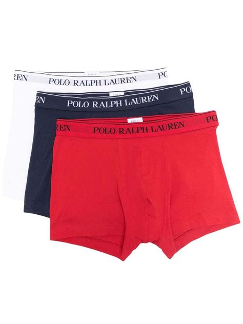 Polo Ralph Lauren Logo Waistband Boxers 3 Pack Editorialist